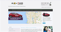 Desktop Screenshot of allpass.com.au